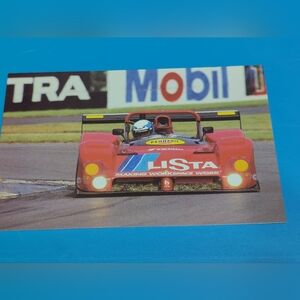 Post Card Fredy Lienhard, Ferrari 333SP, Donington Park, 1998